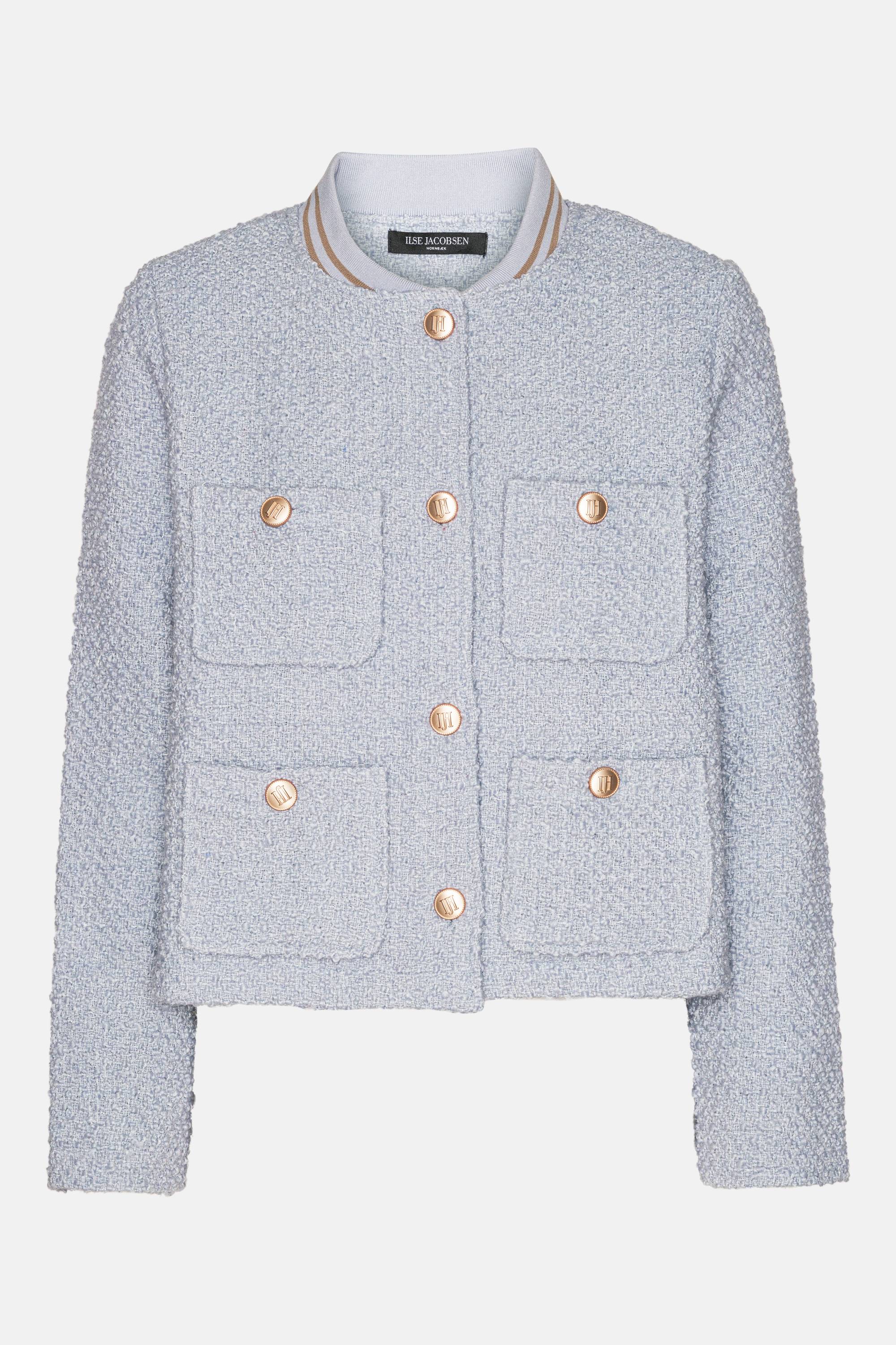 Bouclé Bomberjacka - Heather